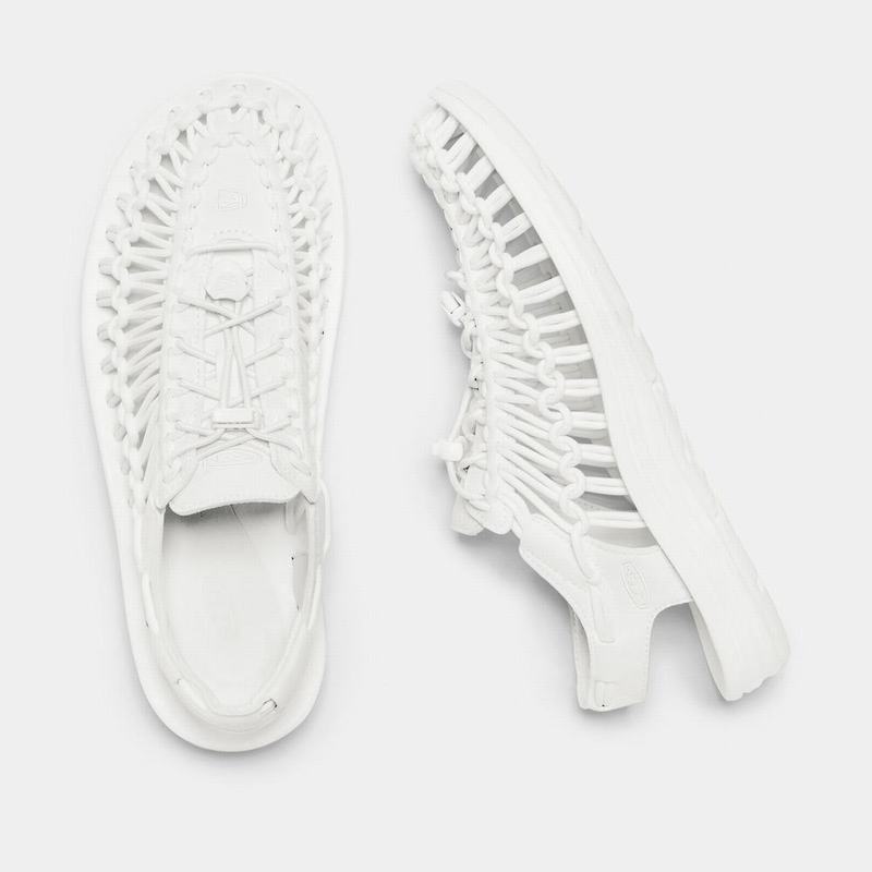 Keen Uneek Monochrome Mens Uneek Sandals White Online Sale (0751-SDYQT)